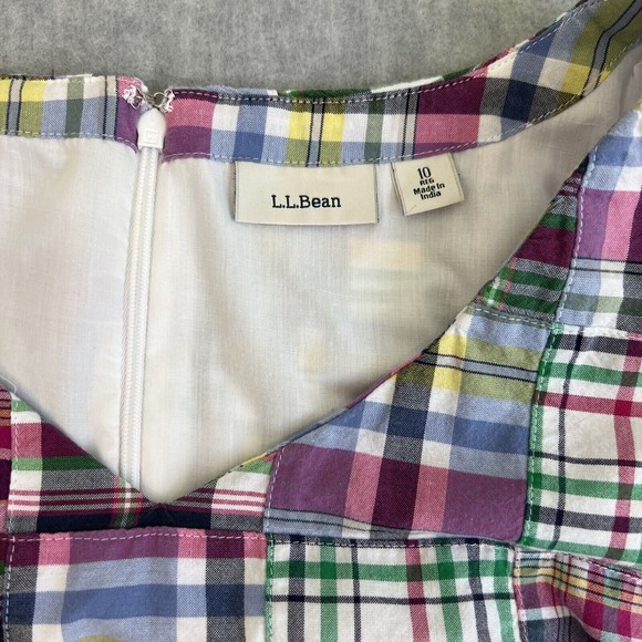 L.L. Bean Multicolor Plaid Dress - Picture 4 of 11